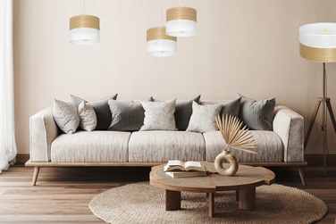 Настільна нічна лампа з ажурним абажуром 