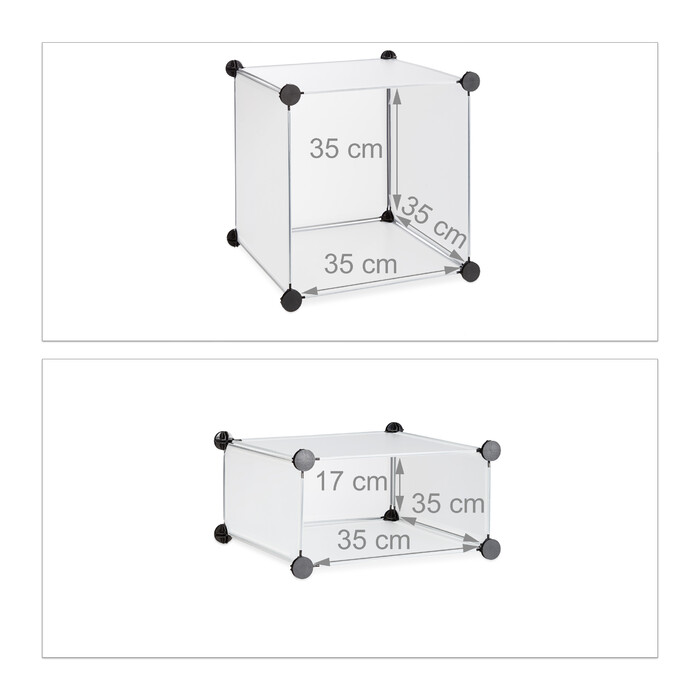 Relaxdays 4-Tier Shelf Organizer