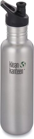Klean Kanteen Stainless Steel Bottle with Sport Cap Classic