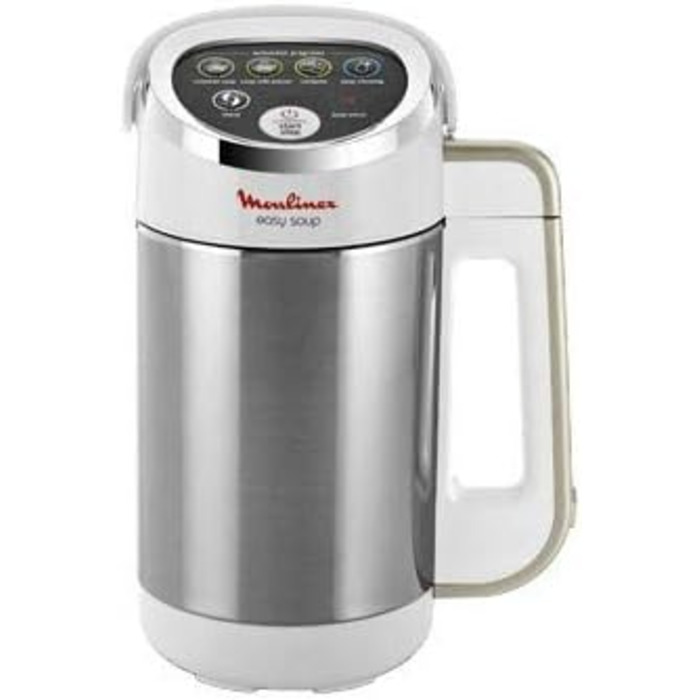 Moulinex LM841110 Easy Soup Blender Heating Mixer (57894031), Plastic, Silver