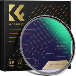 Фільтр K&F Concept Nano-X 82mm Natural Night Astroklar для нічної зйомки та астрофотографії