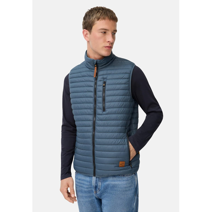 Жилет чоловічий Camel Active, степний, з переробленого поліаміду, колір - Tintenblau (56)