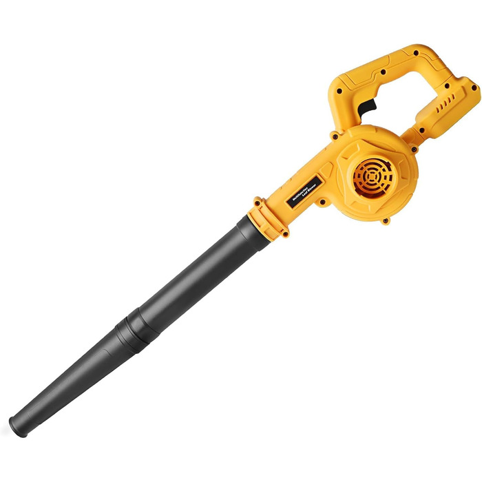 Powarobor Cordless Blower/Leaf Blower for Dewalt 18V Batteries, Compact Air Blower for Lawn Care, Leaf Blowing, Terrace and Garage Cleaning (device only, without battery and charger)