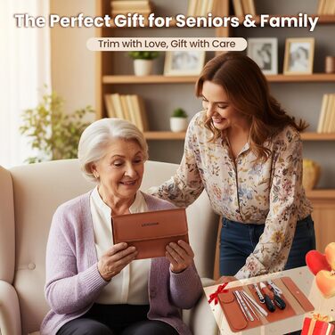 Кусачки для нігтів для літніх людей з товстими нігтями Zehennagelknipser: професійні кусачки з гострим вигнутим лезом та пилкою, нержавіюча сталь