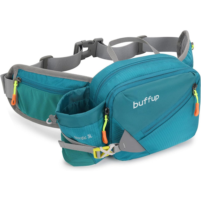 Спортивна поясна сумка-бананка для собак: тренування, велоспорт, біг, піші прогулянки. Великий об'єм, колір: блакитний. Для жінок та чоловіків