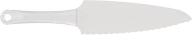 Zenker 7020 Springform with Transport Lid Ø 28 cm DELUXE & Cake Server, 29 cm Patisserie, practical kitchen helper made of plastic, kitchen utensil for cutting, lifting and serving cakes, white