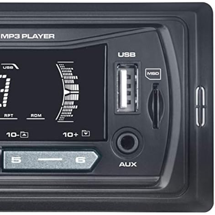 Автомобільна аудіосистема Majestic SA 400 BT USB AX з Bluetooth, MP3/WMA, USB/Micro SD, пульт ДУ, 100 Вт (25 Вт x 4), чорна