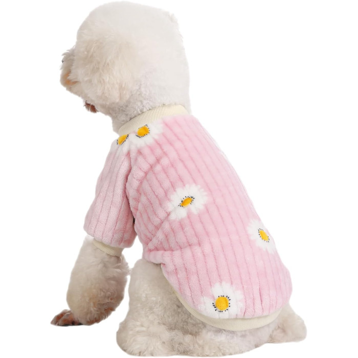 Dog Sweaters, 3-Pack, Dog Sweaters for Small Dogs, Dog Clothes for Small Dogs, Boys and Girls, Ultra-Soft and Warm Puppy Sweater Dog Coat for Winter Christmas (XXS, (XX-Small, Dy Pink+Dy Purple+Dy Yellow)