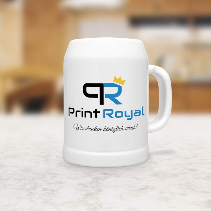 Design/Personalize your own beer stein/mug. Print with your own photo or text. Ideal for clubs, steins, mugs, tankards, or beer jugs.