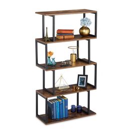 Relaxdays Industrial Design Bookshelf