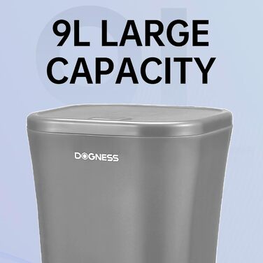 Автоматичний дозатор корму для собак DOGNESS 9L, програмований таймер, контроль порцій, великий об'єм (рожевий)
