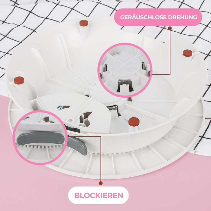 Wenburg Набір для приготування тортів: обертова платформа, декор, аксесуари, E-Book