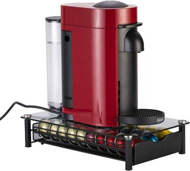 Організатор для капсул Vertuo/Nespresso: тримач для 40 капсул з ручкою (чорний)