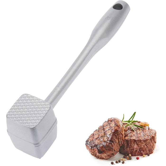 Westmark Steakmaster Black Edition – двосторонній м'ясоруб та стейкер для стейків, барбекю та грилю – важкий м'ясоруб – антрацит