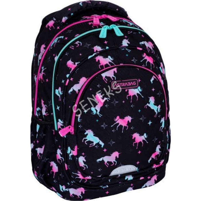 Багатовідсіковий шкільний рюкзак AstraBag, багатоколірний, 27 л