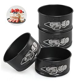 Форма для випічки LEADSTAR Klein Springform, набір 4 шт, 10 см, антипригарна, роз'ємна, для міні-кексів та тістечок