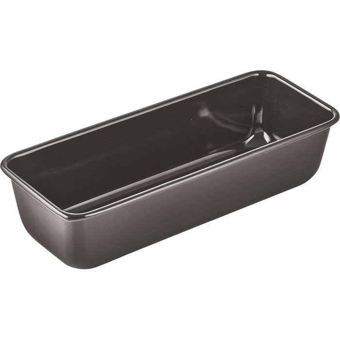Dr. Oetker Kastenform 30 cm EXCLUSIVE, cake tin for juicy cakes and hearty breads, loaf tin with enamel sealing (color: Grey-Brown/Crème), quantity: 1 piece