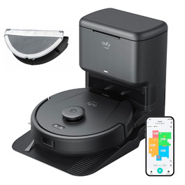 Робот-пилосос eufy L60 Hybrid SES з функцією миття, потужність 5000Pa, лазерна навігація iPath, для ретельного прибирання, ідеальний для волосся та твердих підлог (відновлений)