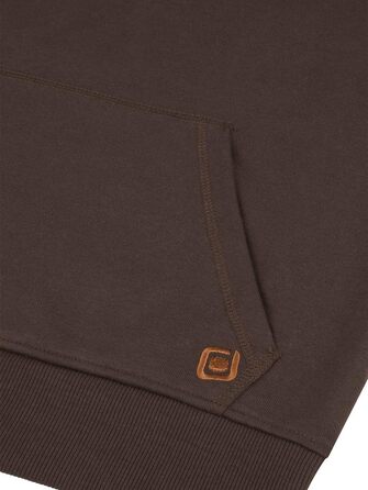 Чоловіче худі Riverso RIVEnno Regular Fit з капюроном, темно-коричневе, розмір 3XL