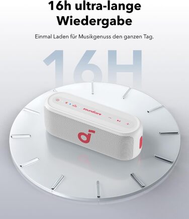 Soundcore Select 2S: Портативна Bluetooth колонка з 20W, BassUp™ та IPX7 захистом (біла)