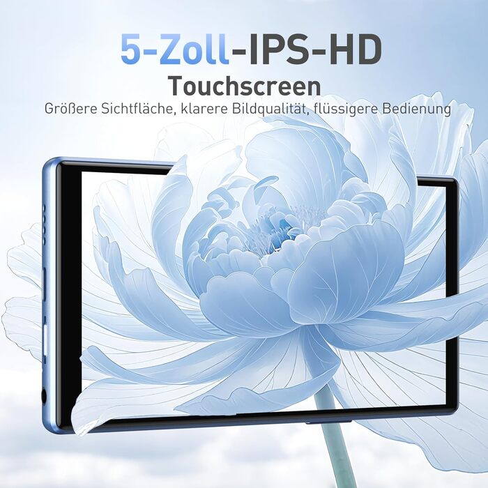 MP3 плеєр AGPTEK з Bluetooth та Wi-Fi, 5