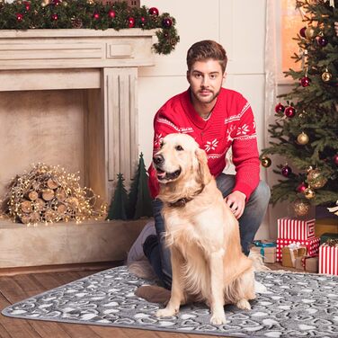 М'який флісовий килимок для собак та котів Nobleza, 120x100 см