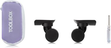 Чемодан для жінок Florence by Mills Spin Me Away Hartschalengepäck, розширюваний, з коліщатками, Checked-Large 29 дюймів, колір цинково-блакитний