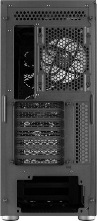 Корпус ПК Aerocool Micro ATX INTERSTELLAR з 3 RGB вентиляторами та сітчастою передньою панеллю (Чорний)