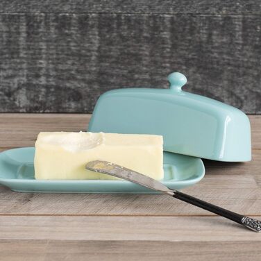 Now Designs Butterdose Rectangular Eggshell Blue