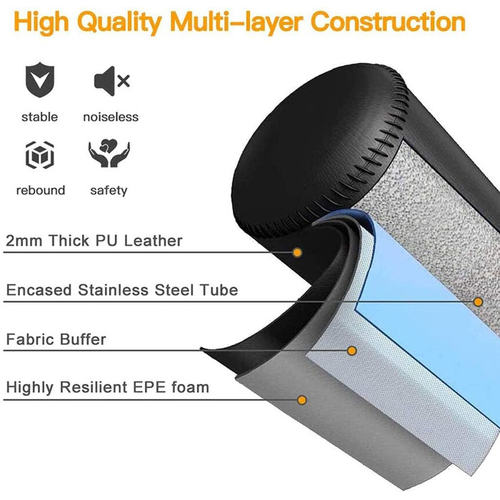 Стенд для боксерського мішка YOLEO, 175 см, чорний - мішок для ударів, тренажер для боксу