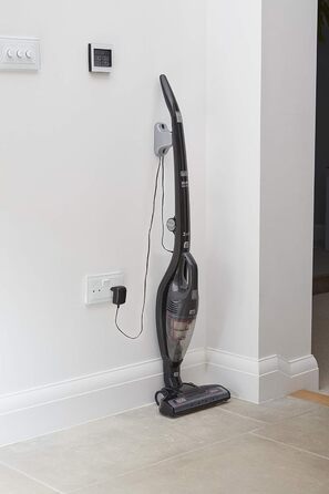 Акумуляторний пилосос BLACK+DECKER BHHV315B-QW Lithium Dustbuster з циклонною технологією та щілинною насадкою, безмішковий, білий/синій