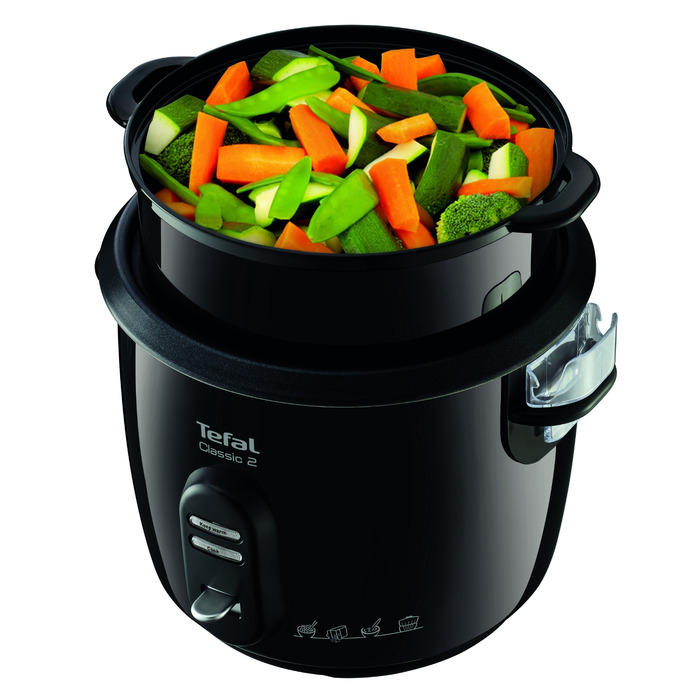 Електрична каструля Tefal Classic RK1038, 700 Вт, 5 л, чорна