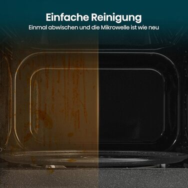 Мікрохвильова піч Hisense H20MOBS4HI 25 л з InverterTech, керамічним покриттям та цифровим керуванням