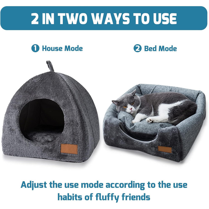 Кіт-будиночок для вулиці: затишний лежак-печеринка для котів, водонепроникний, знімний килимок, для домашніх тварин