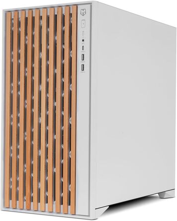 Корпус для ПК NOX Hummer Element White – ATX/Micro-ATX/ITX Midi Tower з сітчастою передньою та верхньою панелями, скло, 3 x 140 мм вентилятори, підтримка 10 вентиляторів, USB-C/USB 3.0, білий