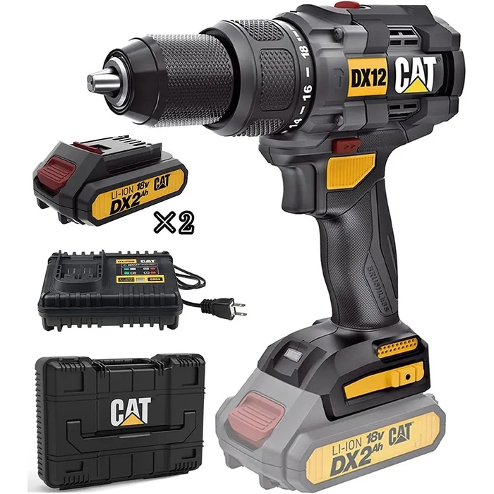 Безщітковий ударний дриль-шурупокрут CAT DX12 18V 65Nm