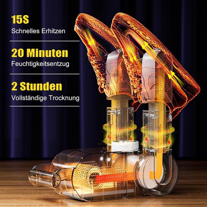 Електрична сушарка для взуття, черевиків та рукавичок з УФ-дезінфекцією та активованим вугіллям - біла