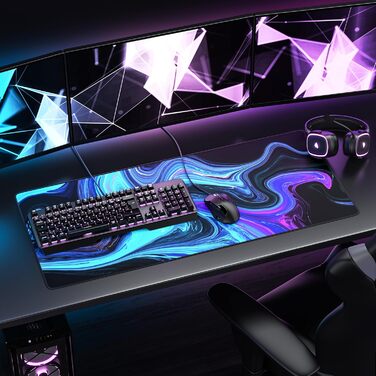 Кімочок для миші CSL Titanwolf XXL 900x400mm - синій, покращена точність та швидкість