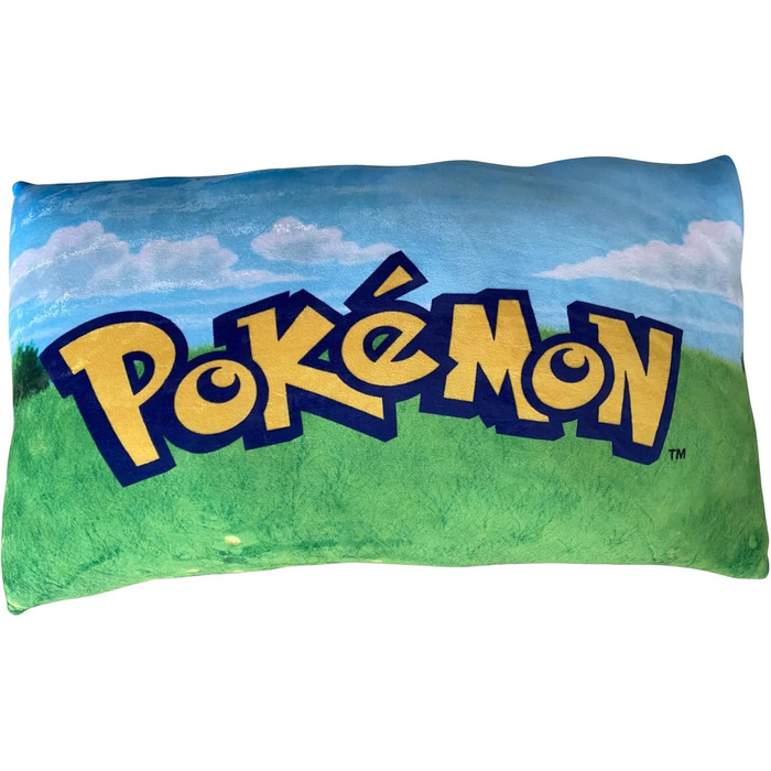 Подушка Pokémon Еволі та Пікачу, офіційна ліцензія, 60x30 см, м'яка декоративна, HÔMADICT