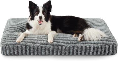 Крісло-ліжко для собак середніх порід, м'яке, знімне, антиковзаюче, 74x53x8 см, сіре