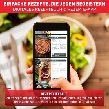 Аерофритюрниця Tefal EY501A Easy Fry & Grill 4,2 л, 2-в-1, технологія Extra Crisp, енергозберігаюча, таймер, гриль, біла