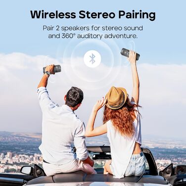 Tribit StormBox 2: Портативна Bluetooth колонка 34 Вт, IPX7, 24 год, XBass