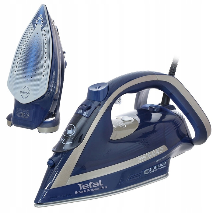 Парова праска Tefal FV6872, потужність 2800 Вт, керамічна підошва, резервуар 270 мл