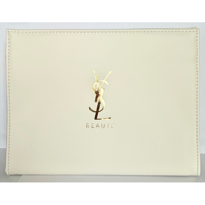 Велика косметичка Yves Saint Laurent (Large Pouch), біла