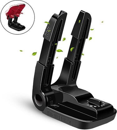 Сушарка для взуття Vonia з таймером - освіжувач взуття - усуває неприємний запах - чорна (стандартна)