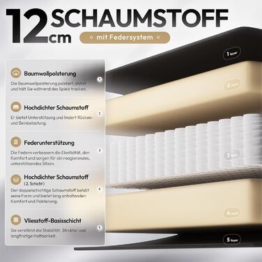 Ігровий крісло Dowinx з підголівником та підставкою для ніг, масажний офісний стілець з тканини, ергономічний дизайн