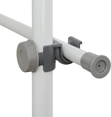 WENKO Telescopic Wardrobe System Hercules Basic (White, Single)
