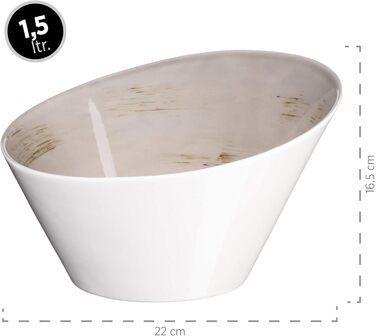 Набір кавових чашок MÄSER Derby Premium для 4 осіб, 240 мл, кераміка, гастрономічна якість, сучасний дизайн, пастельні кольори