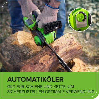 Акумуляторна ланцюгова пила Greenworks G40CS30II 12