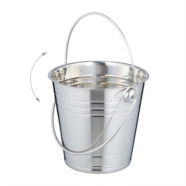 Relaxdays Champagne Cooler Stainless Steel